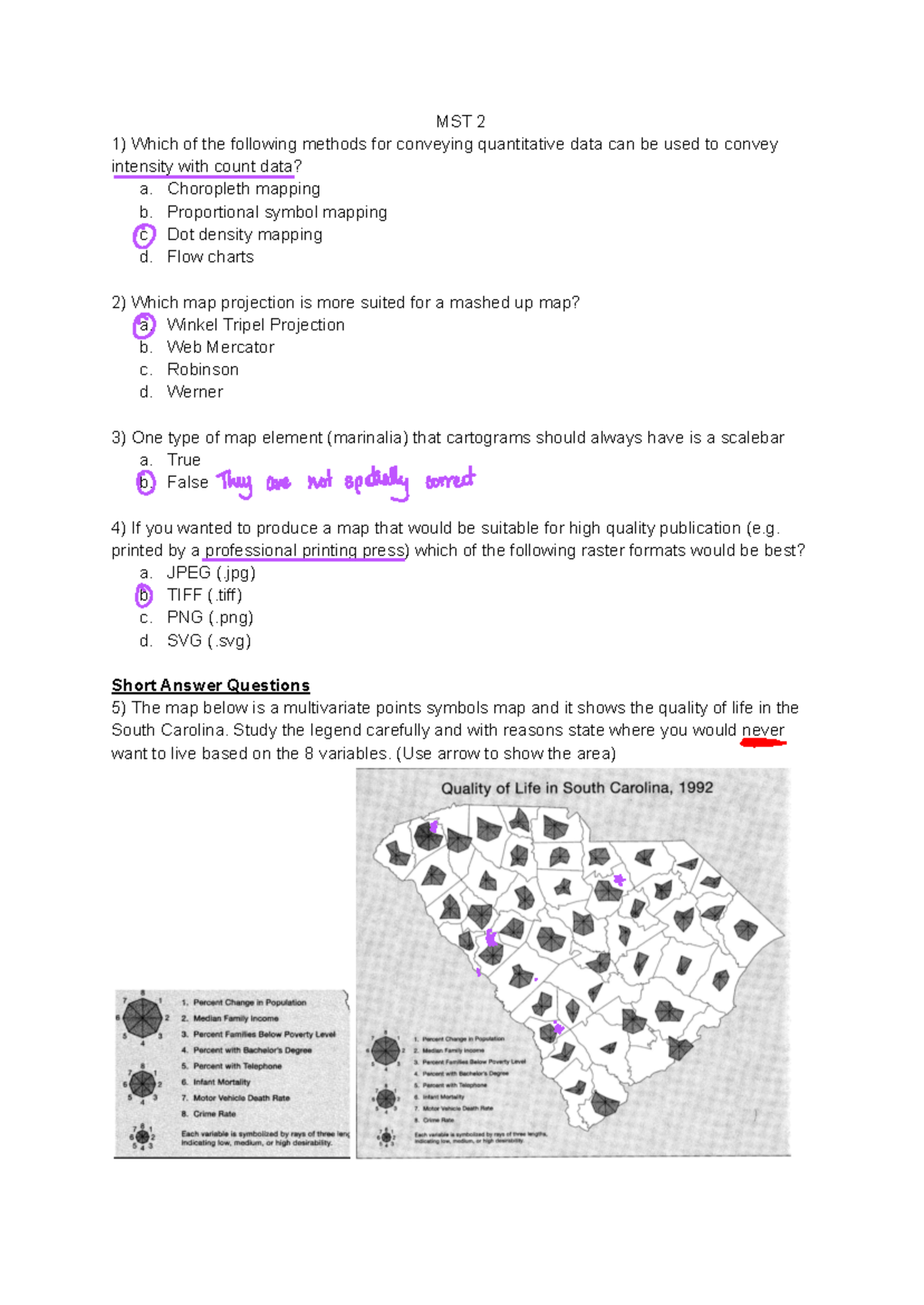 GS231 MST 2 - MST 2 1 ) Which of the following methods for conveying ...