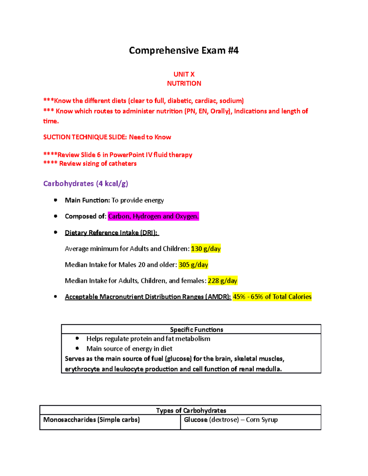 Study Guide For Comprehensive Theory Exam #4 - Comprehensive Exam UNIT ...