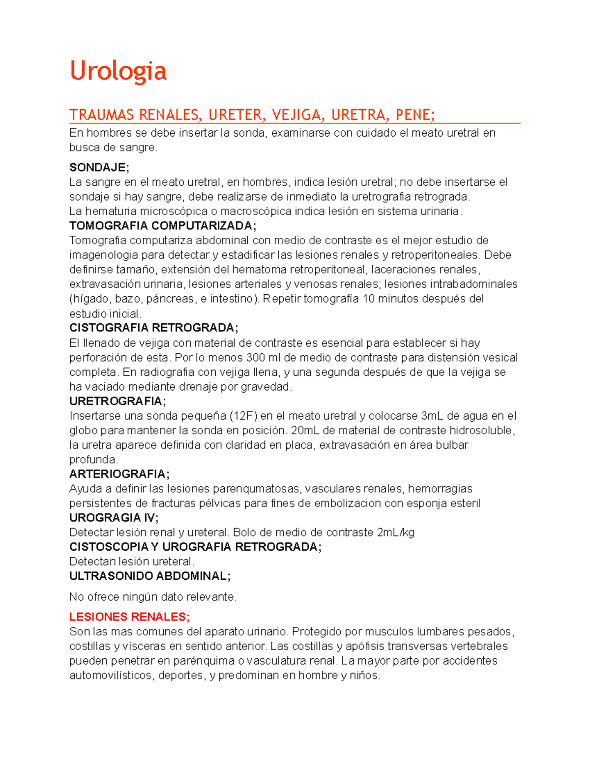 uretritis y ultrasonido