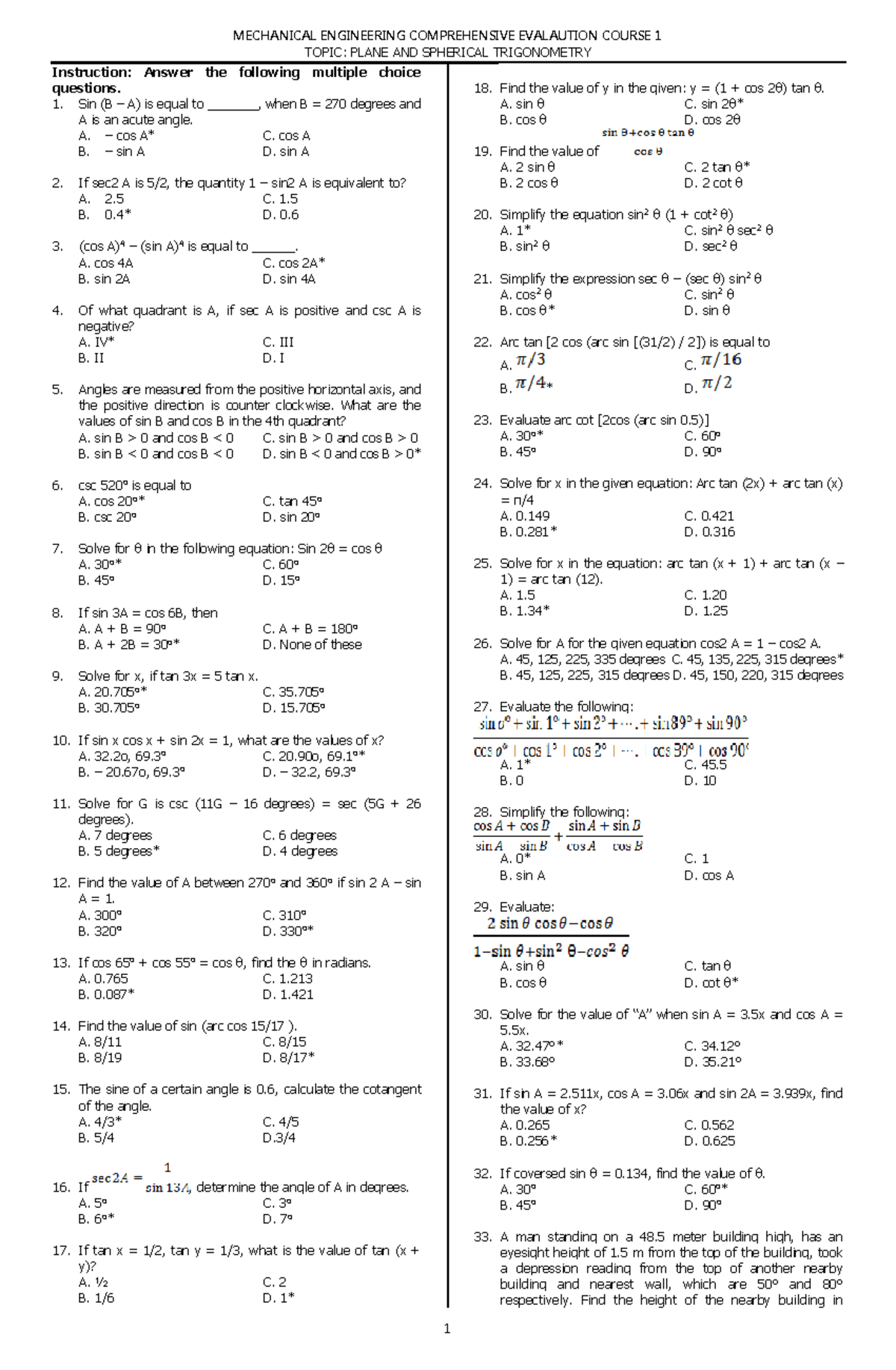 trigonometry-review-questions-answers-rev-0-topic-plane-and