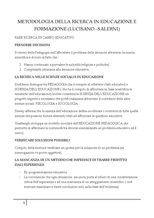 i-metodi-della-ricerca-educativa-i-metodi-della-ricerca-educativa