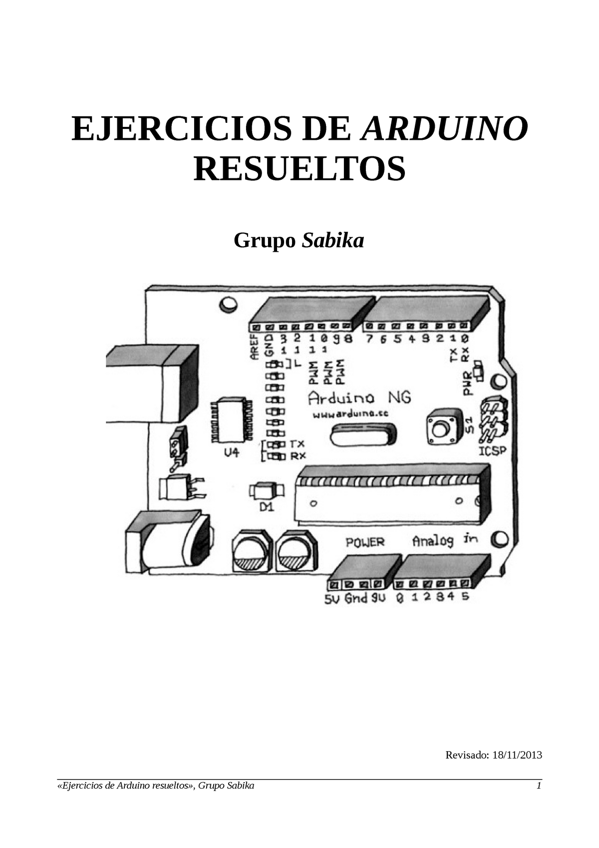 Ejercicios De Arduino Resueltos Ejercicios De Arduino Resueltos Grupo Sabika Revisado 1811 9550