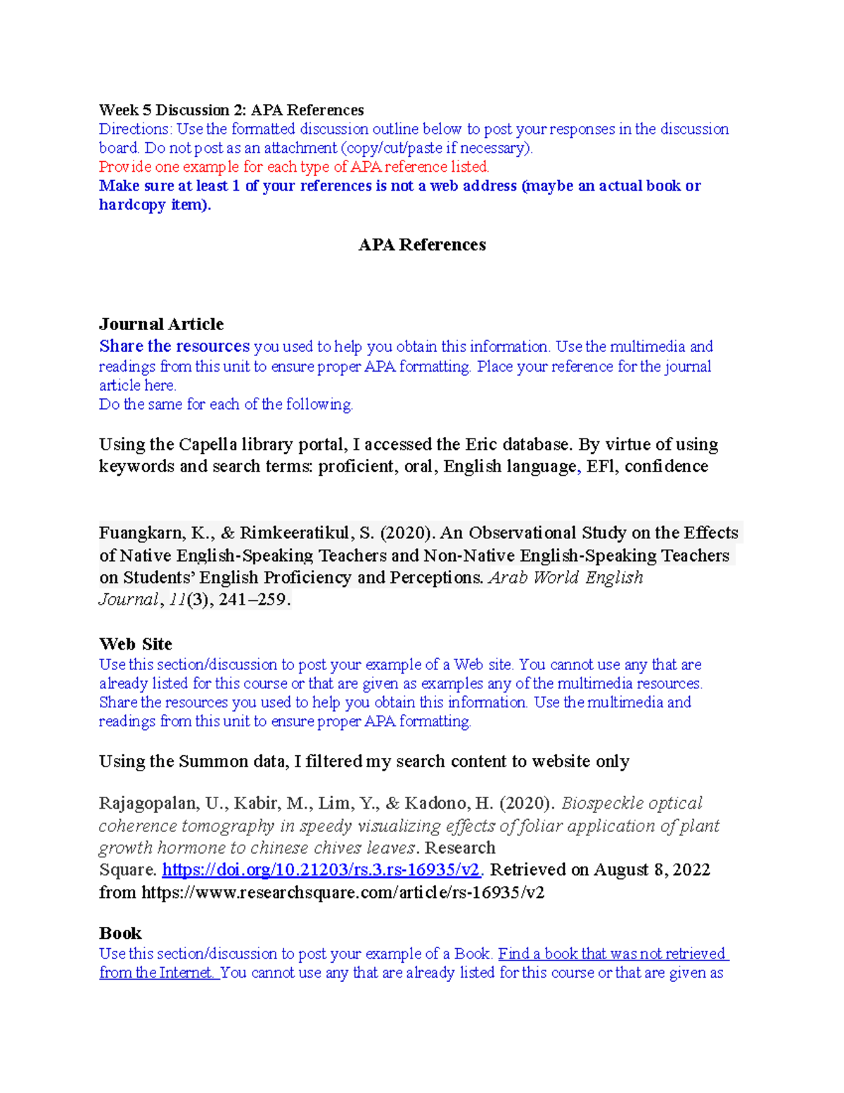 ED5006 u05d02 APA References - Week 5 Discussion 2: APA References ...