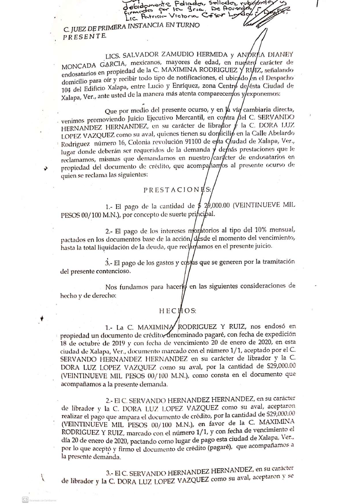 Formato Juicio Ejecutivo Mercantil Derecho Mercantil Studocu