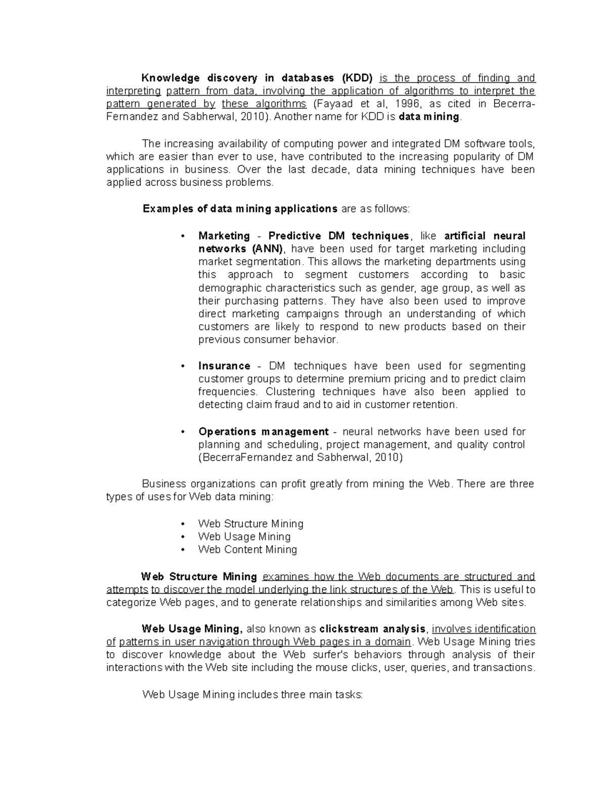 Knowledge and Management in ICT for Business Administration - Knowledge ...
