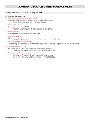 Australias Place In The Global Economy Notes - AUSTRALIAS PLACE IN THE ...