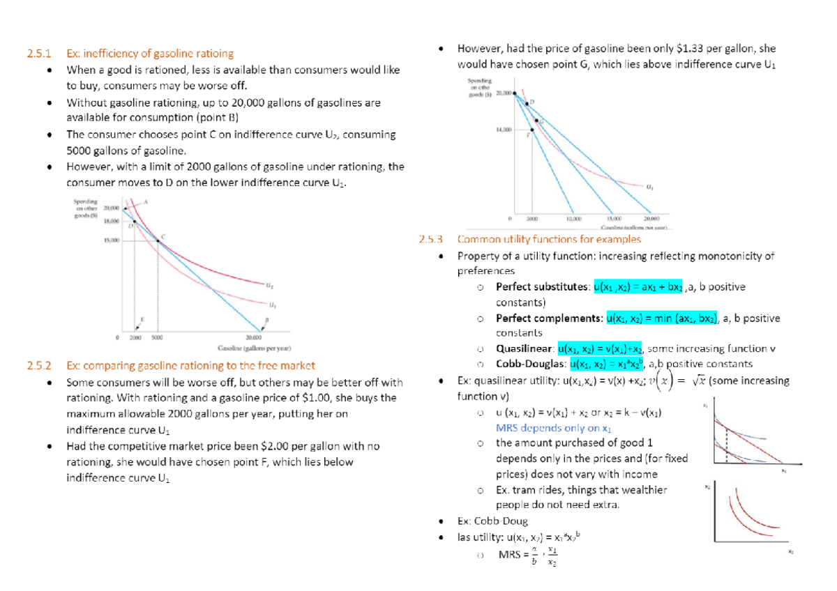 ECON20002 Exam Notes - ECON20002 - Studocu