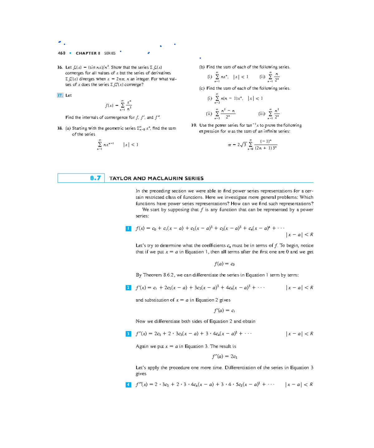 Math work ch - math work - (b) Find the sum of each of the following ...