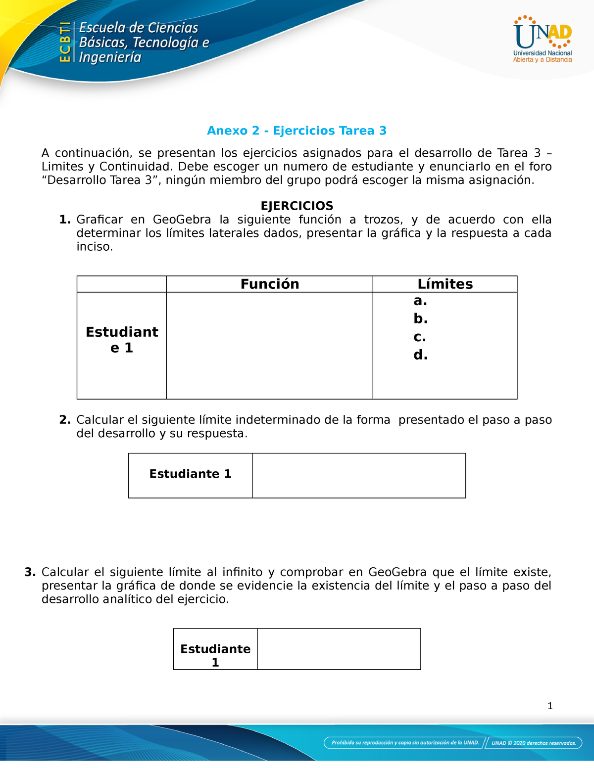 Anexo 2 - Ejercicios Tarea - Anexo 2 - Ejercicios Tarea 3 A ...