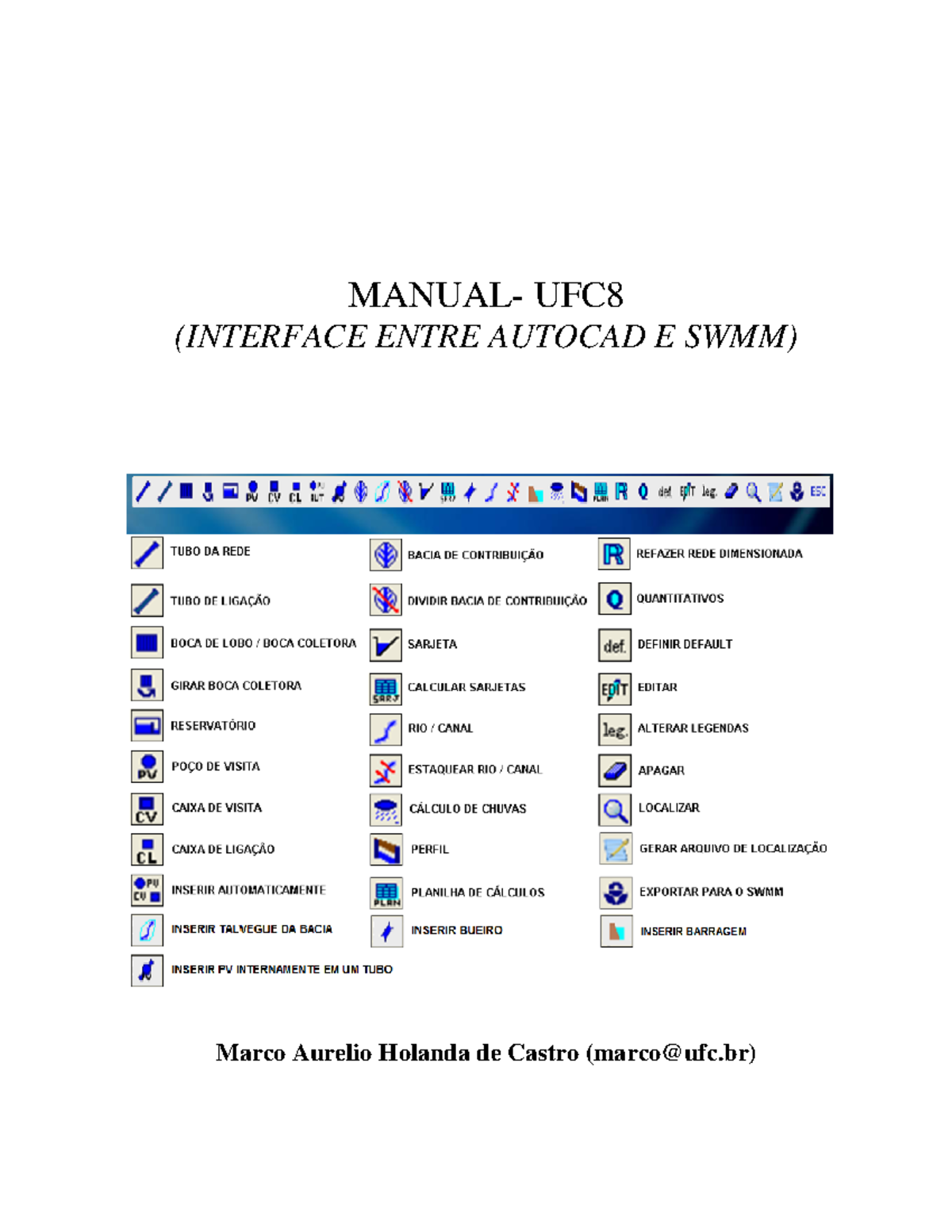 Manual-UFC8 autocad e swmm - MANUAL- UFC (INTERFACE ENTRE AUTOCAD E ...