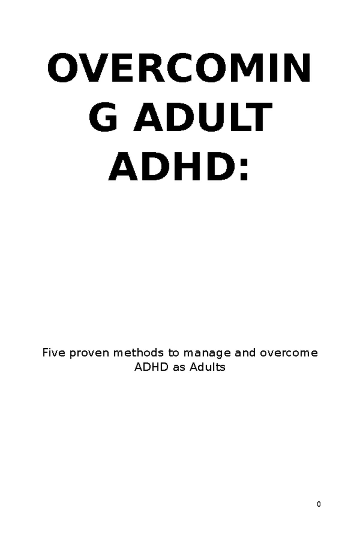 college essays about overcoming adhd