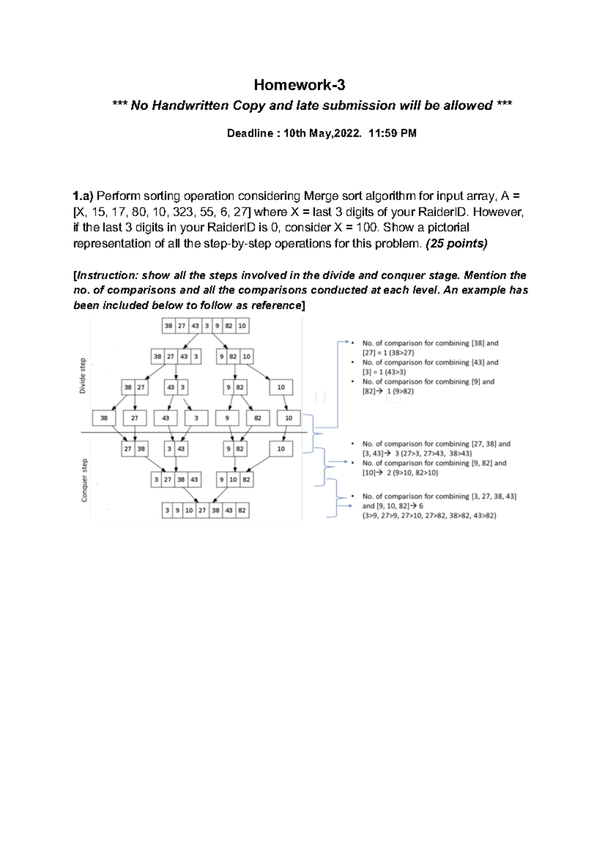 CS 3364 Homework 3 Solution - Homework- *** No Handwritten Copy And ...