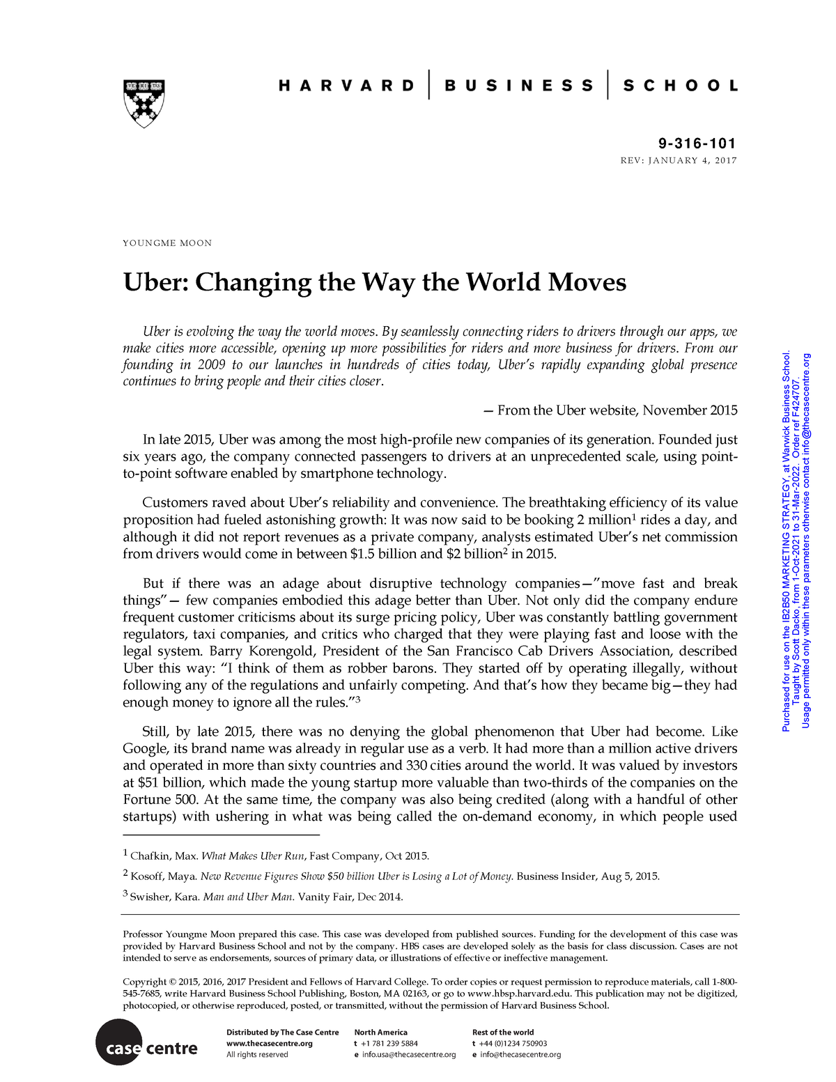 uber elevate case study