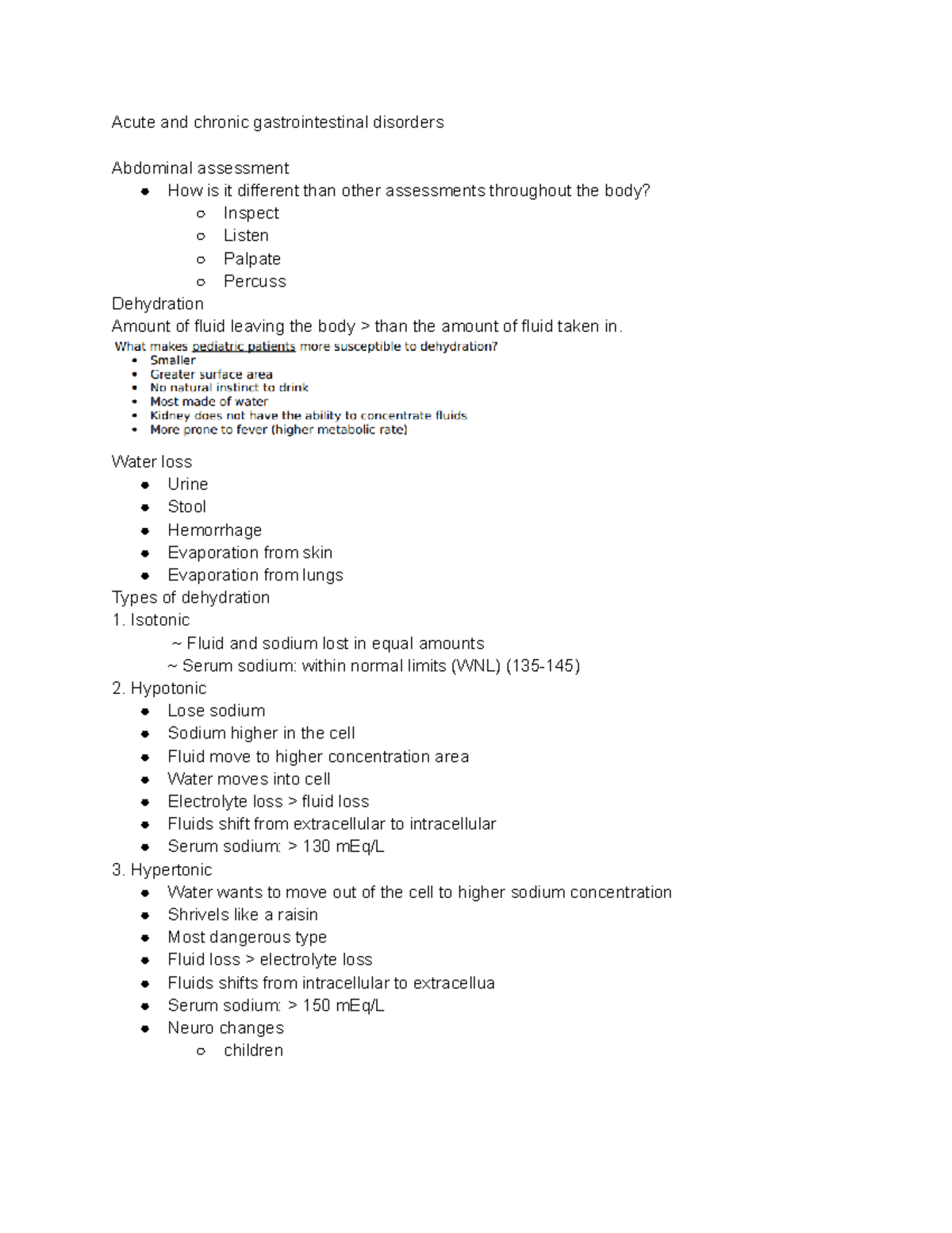 Untitled document - lecture notes on the GI system - Acute and chronic ...