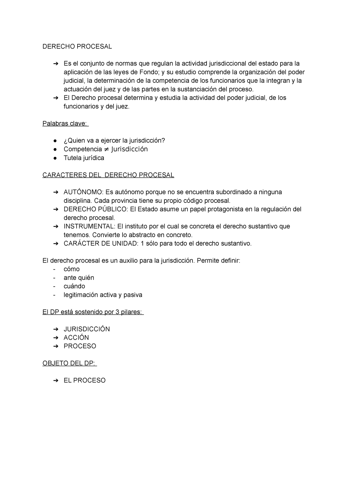 Procesal Civil Apuntes - Elementos De Derecho Procesal Civil Y ...