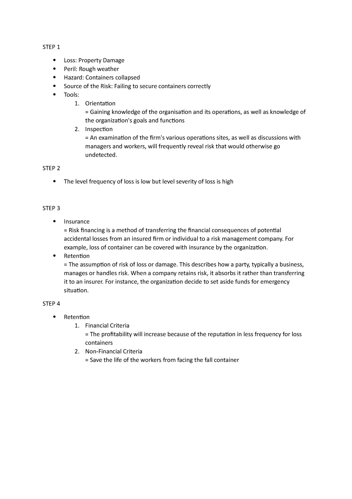 ins200 assignment report