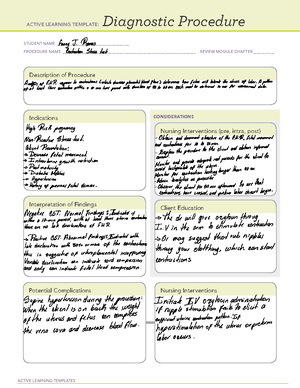 Preeclampsia - ATI template system disorder - ACTIVE LEARNING TEMPLATES ...