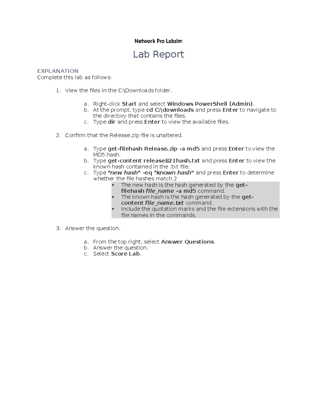 network-pro-labsim-3-testout-lab-network-pro-labsim-lab-report