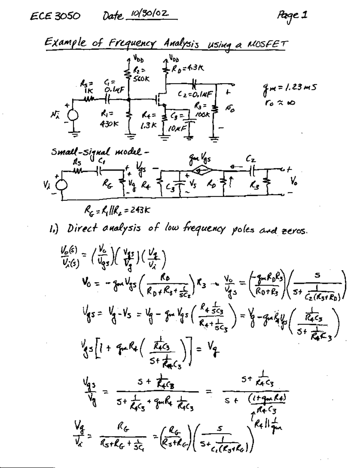 Lecture 30 10 30 02 - ECE 3050 - Studocu