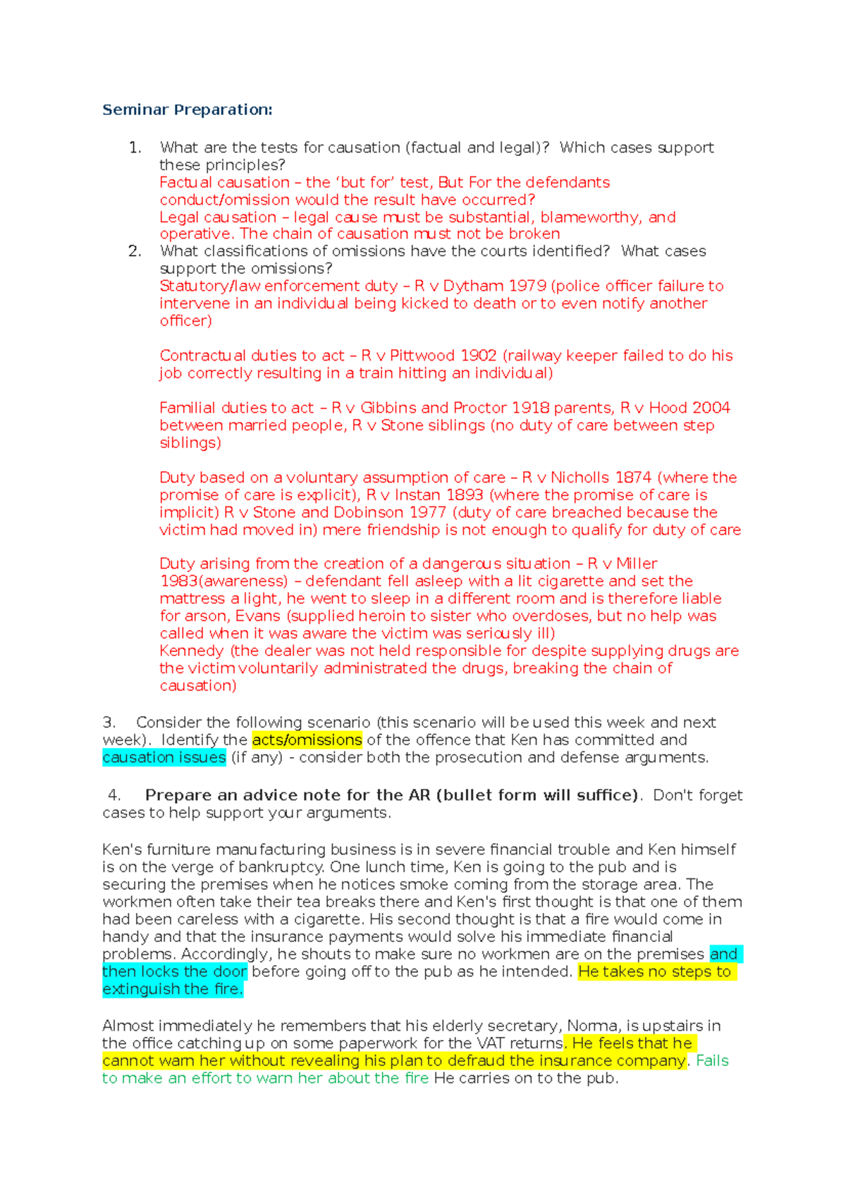 Seminar Preparation - Seminar Preparation: What are the tests for ...