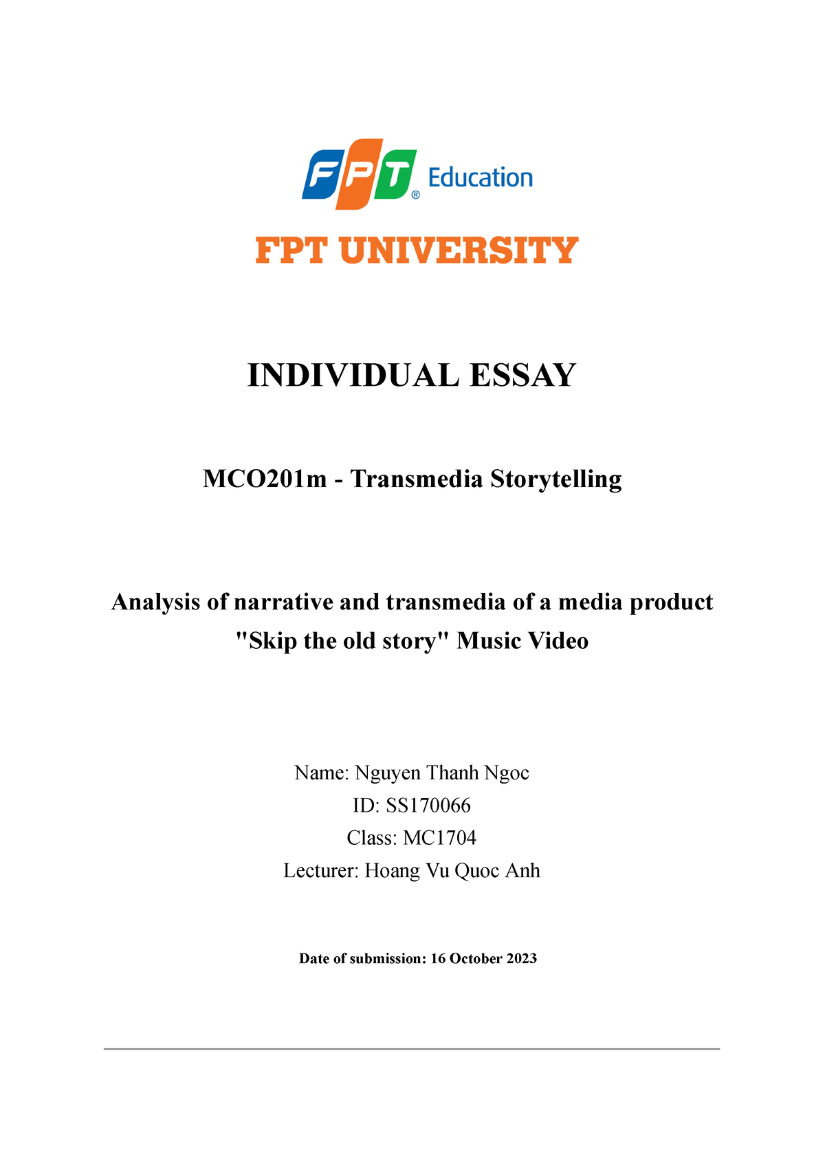 transmedia storytelling essay