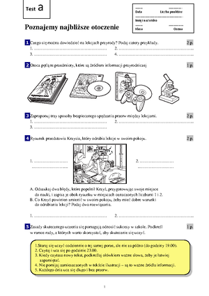 Klasa 4, Dział 2 - Poznajemy Pogodę I Inne Zjawiska Przyrodniczne ...