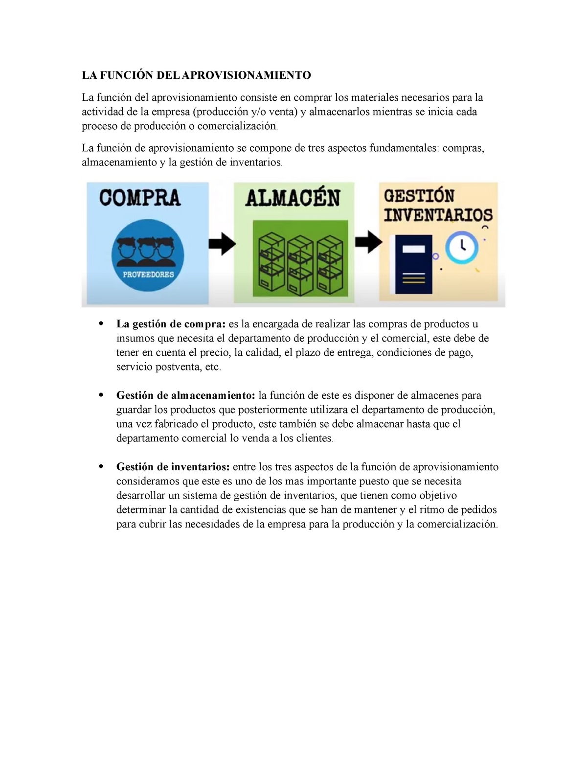 La Función Del Aprovisionamiento La FunciÓn Del Aprovisionamiento La Función Del 5105