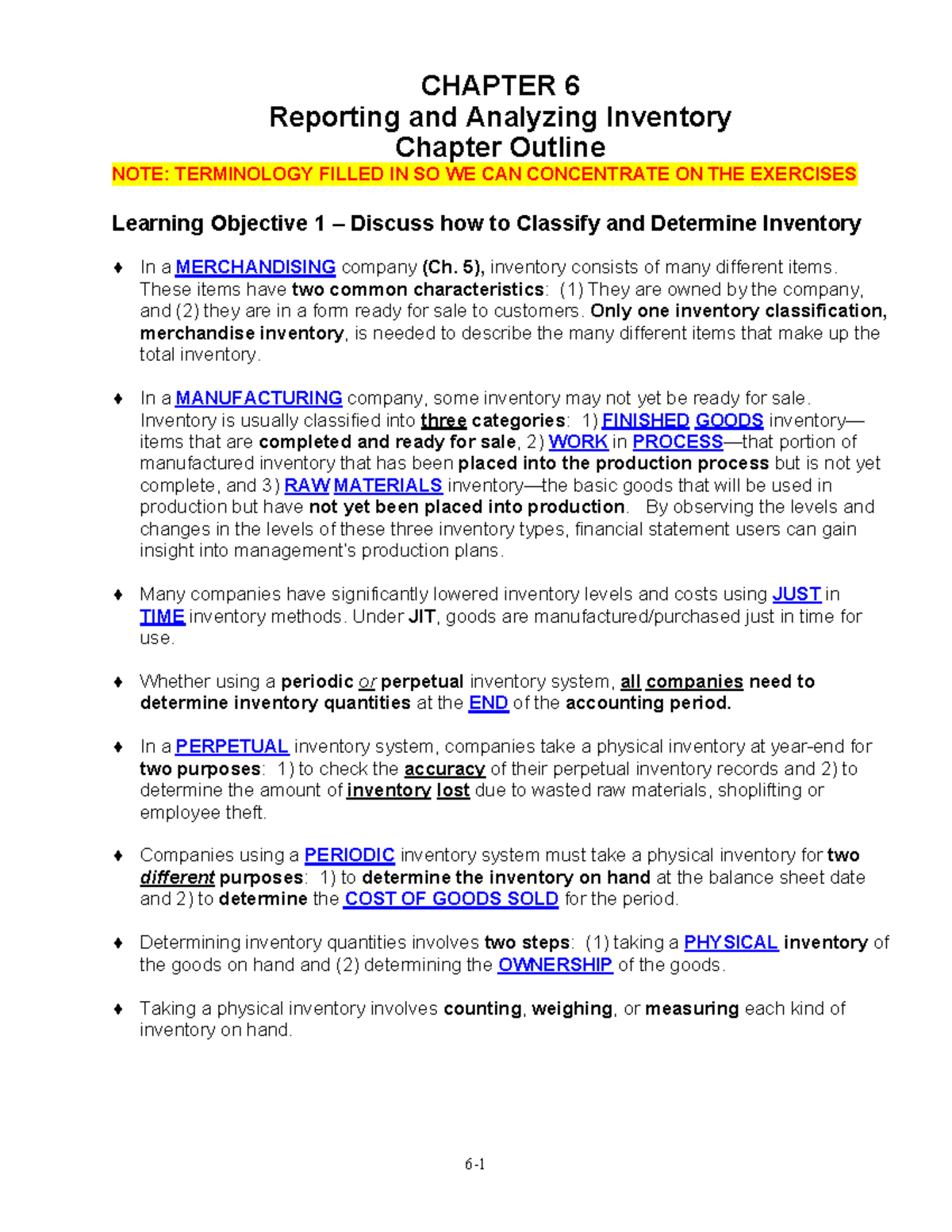 Acct 200 Chapter 6 Notes F21 Instructor ...