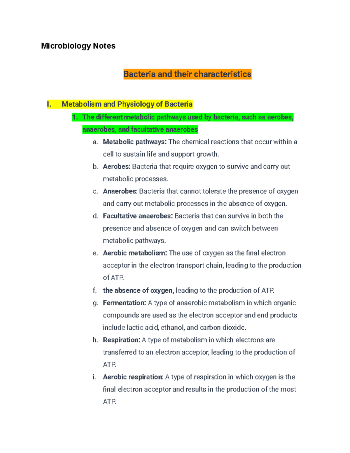 Microbiology noted 17 - Microbiology Notes Bacteria and their ...