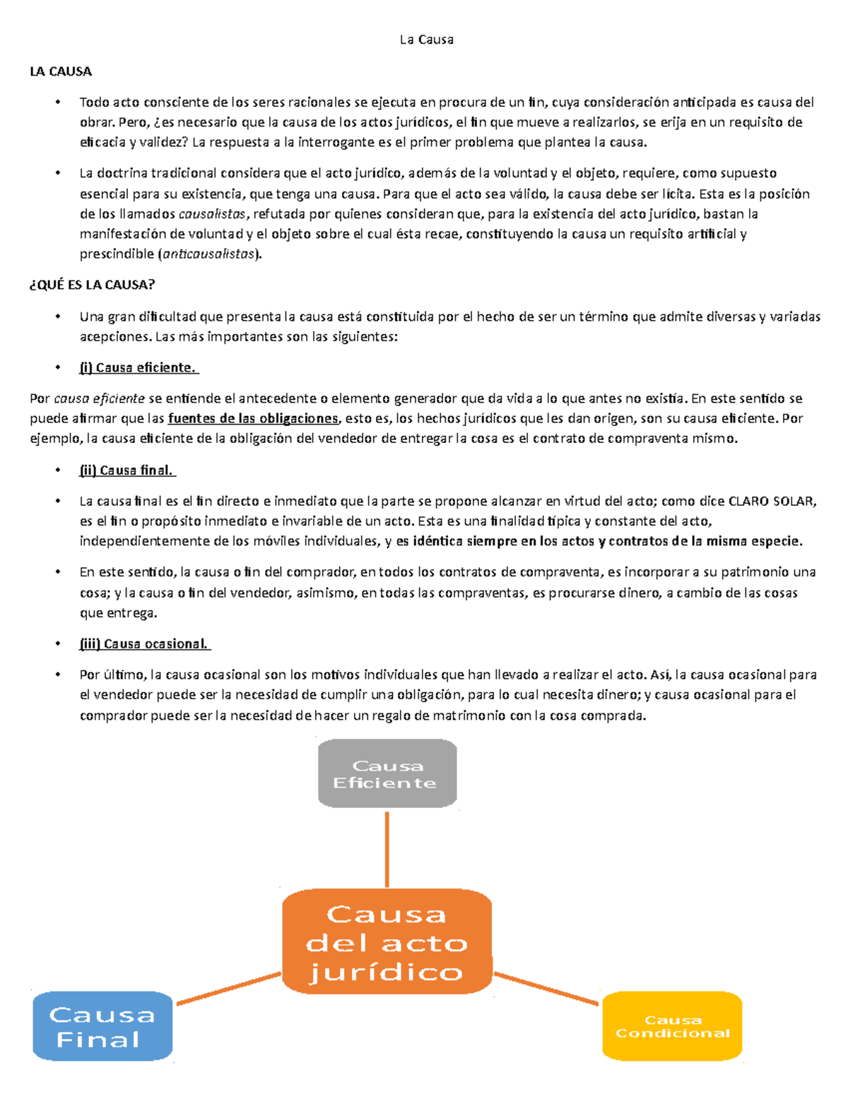 11 La Causa - La Causa LA CAUSA Todo acto consciente de los seres ...