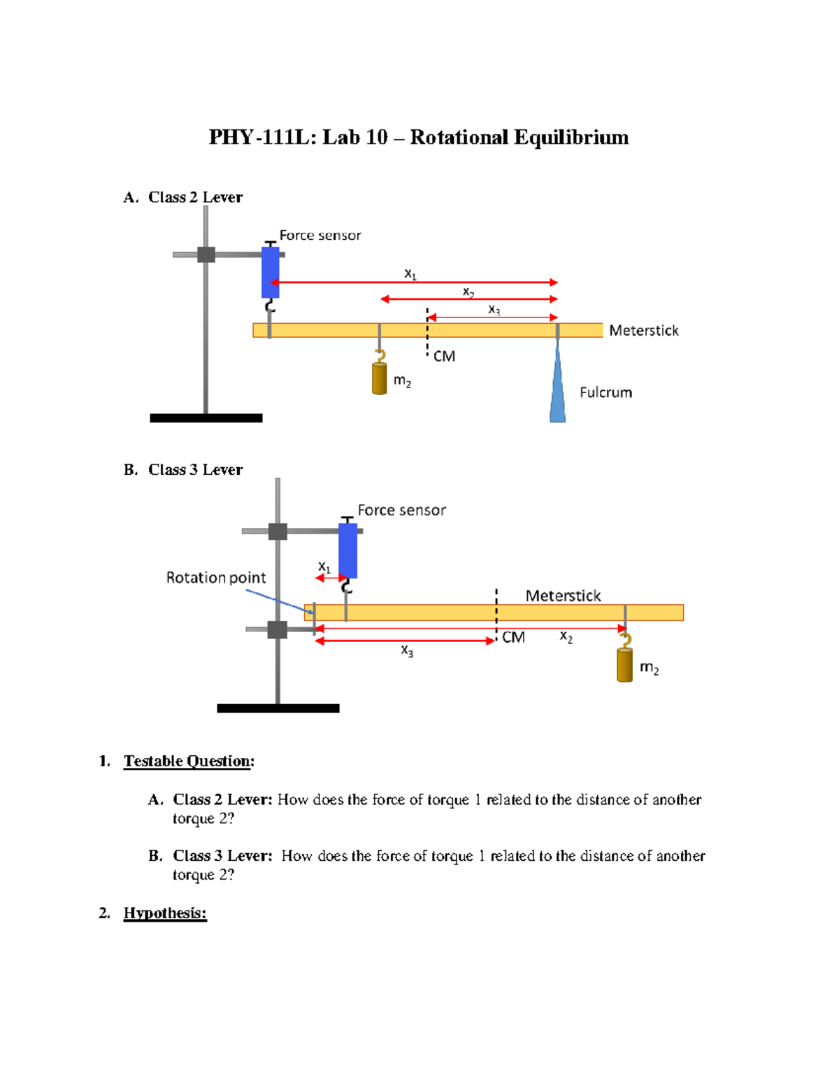 rotational equilibrium simulation assignment answer key