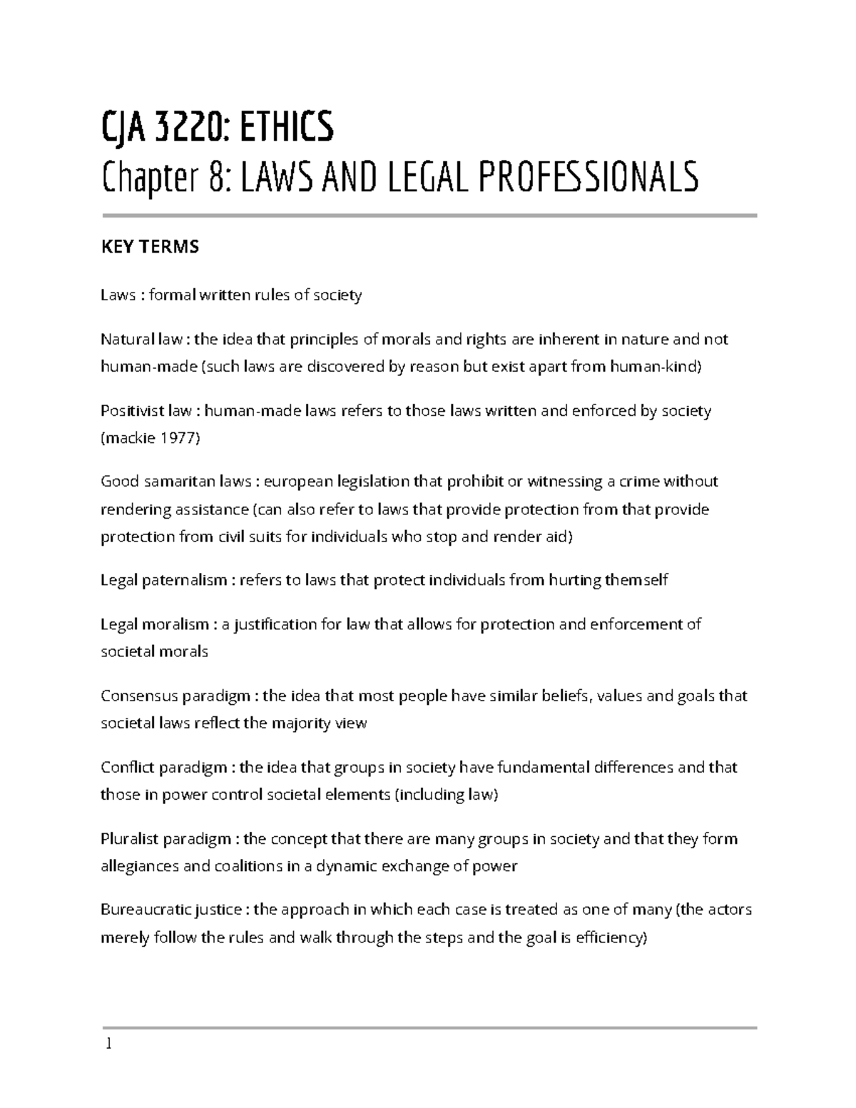 ethics-chapter-8-summary-cja-3220-ethics-chapter-8-laws-and-legal