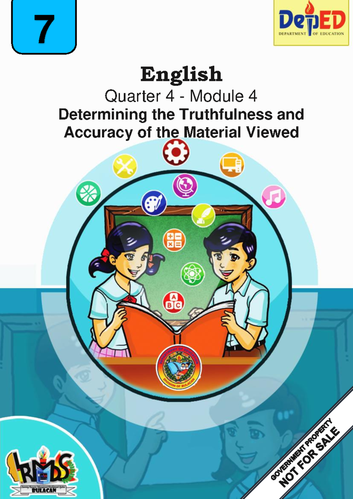 English 7 Q4 Module 4 - English Quarter 4 - Module 4 Determining the ...