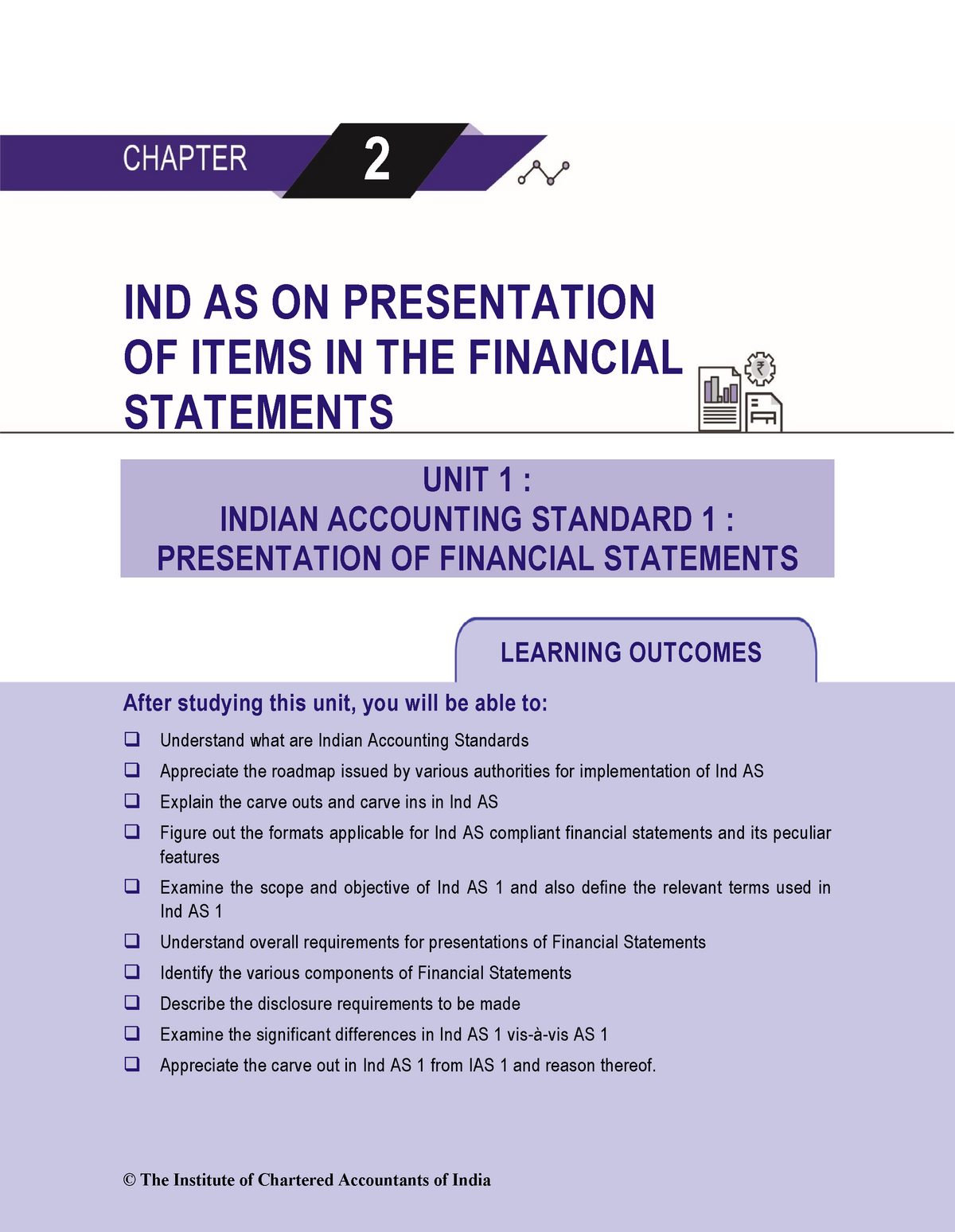 ind as 1 presentation of financial statements format