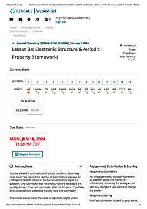 CHM 151-Lab 2 6 - Chemistry Lab - Identification of Substances by ...