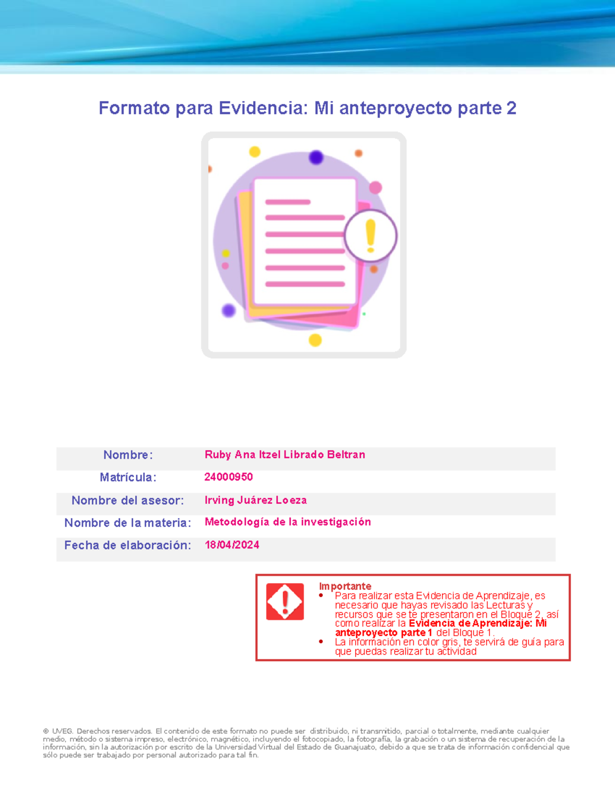 Librado Ruby AE2 Mdl - Formato para Evidencia: Mi anteproyecto parte 2 ...