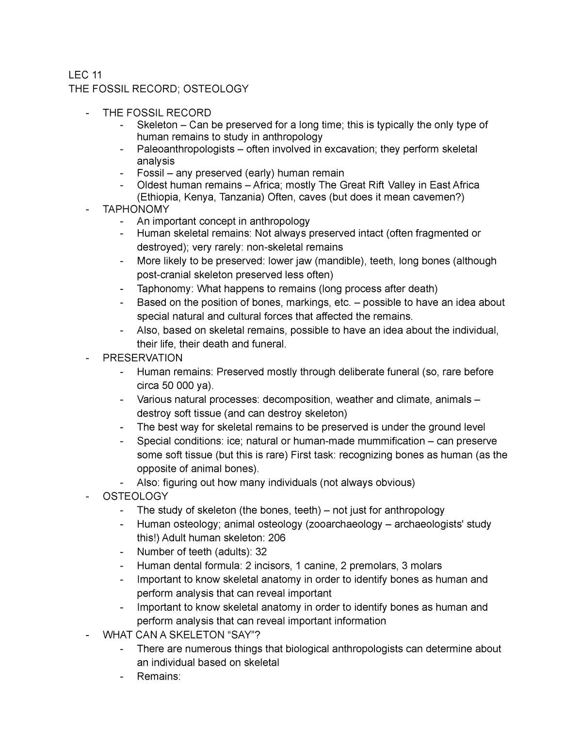 2-archaeology-lec-11-lec-20-lec-11-the-fossil-record-osteology