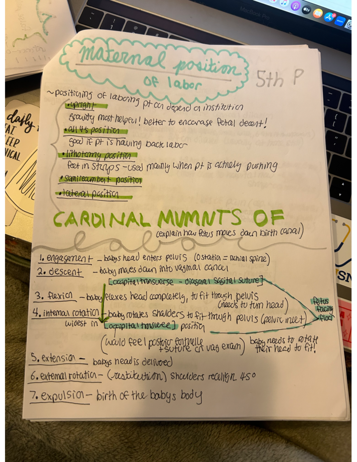 Labor and birth notes page 11 - NURS 326 - Studocu