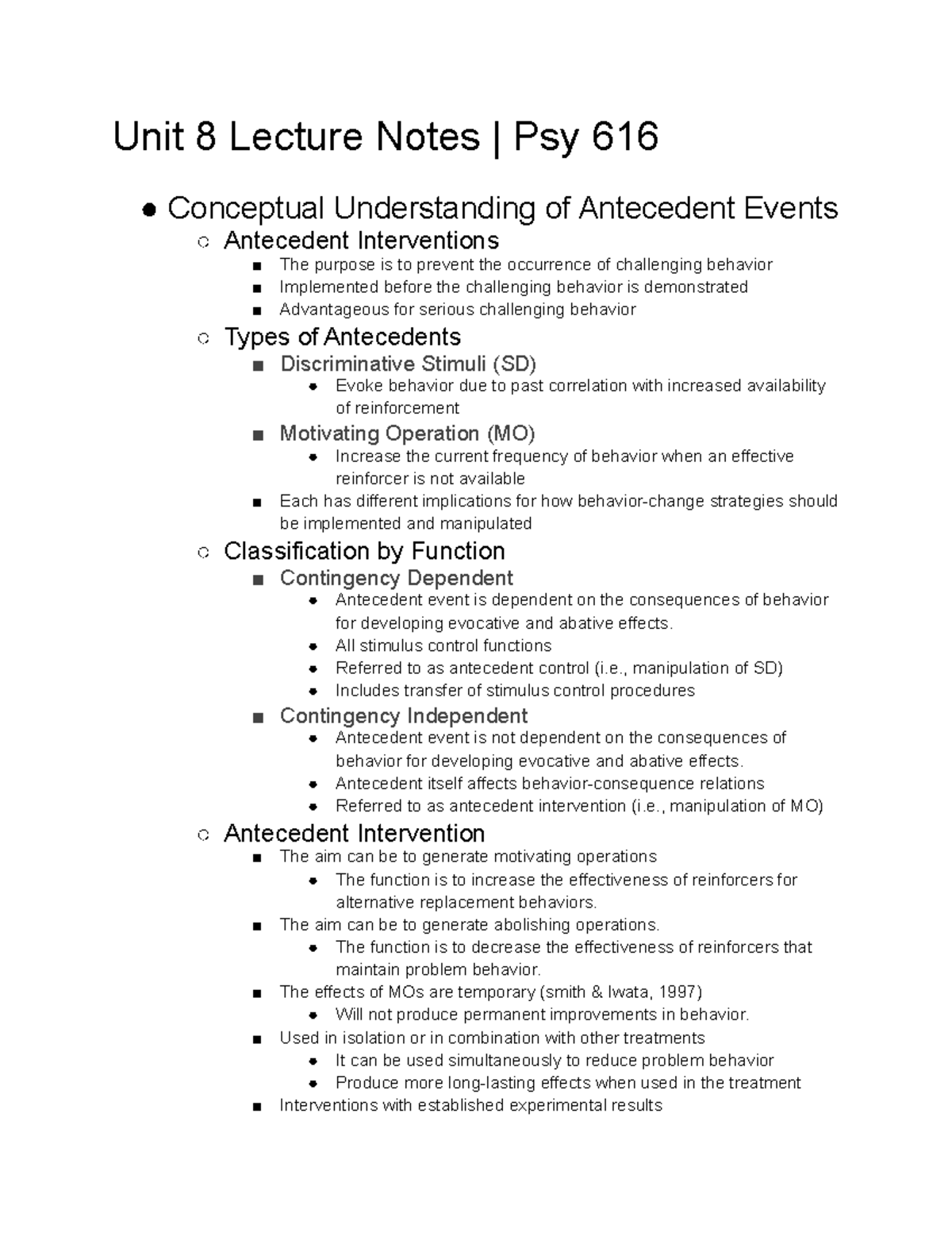 Unit 8 Lecture Notes Psy 616 - Unit 8 Lecture Notes | Psy 616 ...