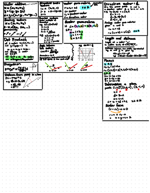 Cheat Sheet 101 - Foundations of Information Systems - Studocu