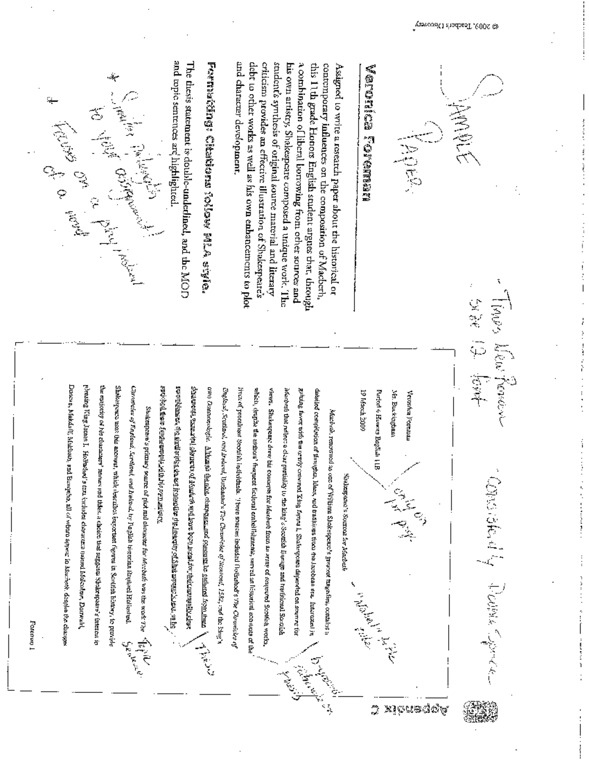 Sample research paper - Studocu
