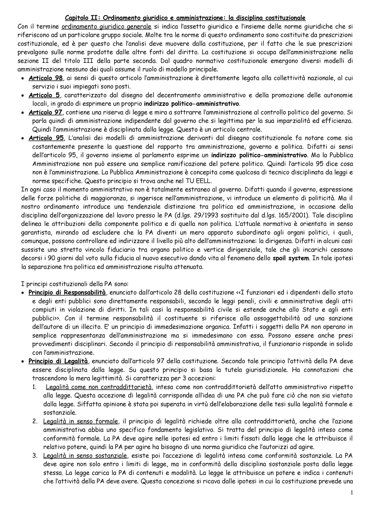 Riassunto diritto amministrativo.pdf - 054SP - UniTs - StuDocu