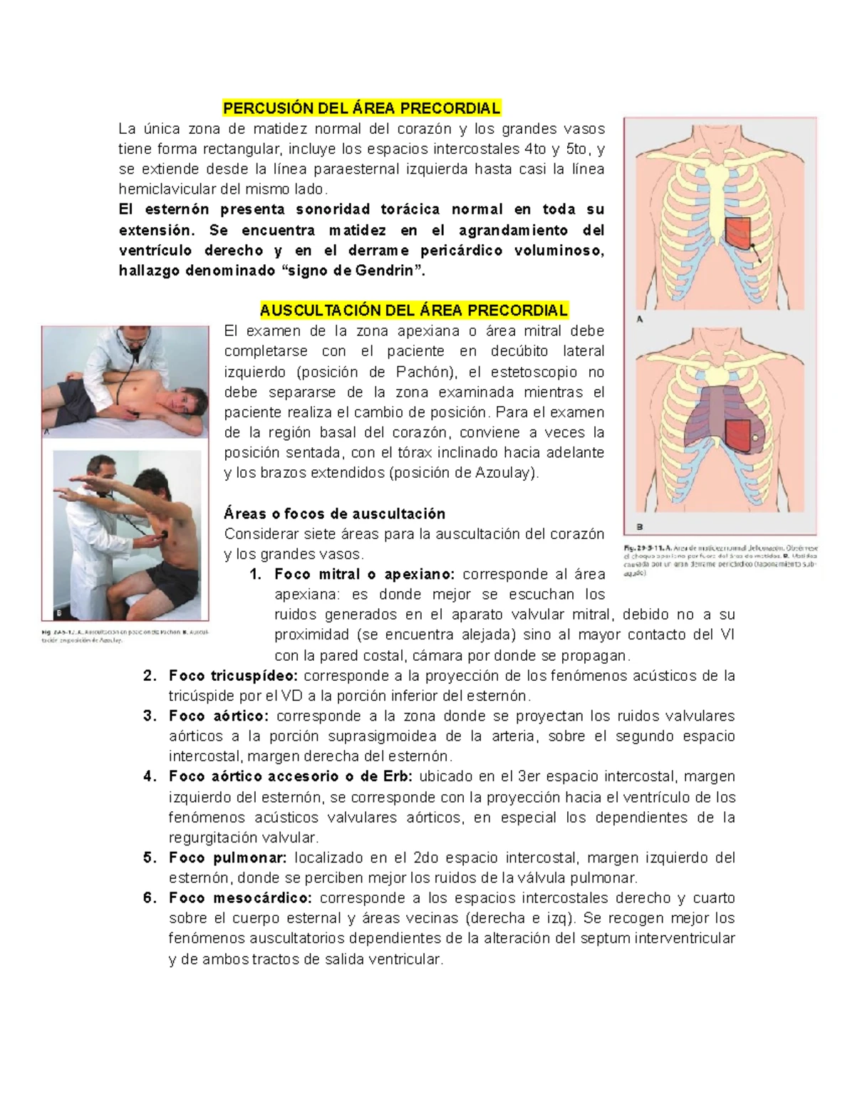 Examen físico del tórax - EXAMEN FÍSICO DEL TÓRAX- CARDIOVASCULAR En ...