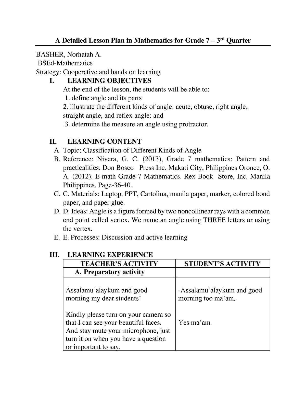 A Detailed Lesson Plan in Mathematics for Grade 7 revised - BSEd ...