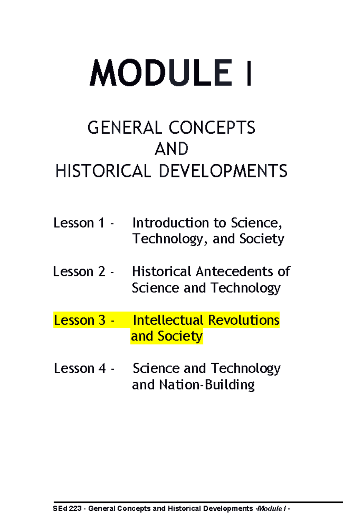 Module I - MASE - Lesson 3 Upload-converted - MODULE I GENERAL CONCEPTS ...