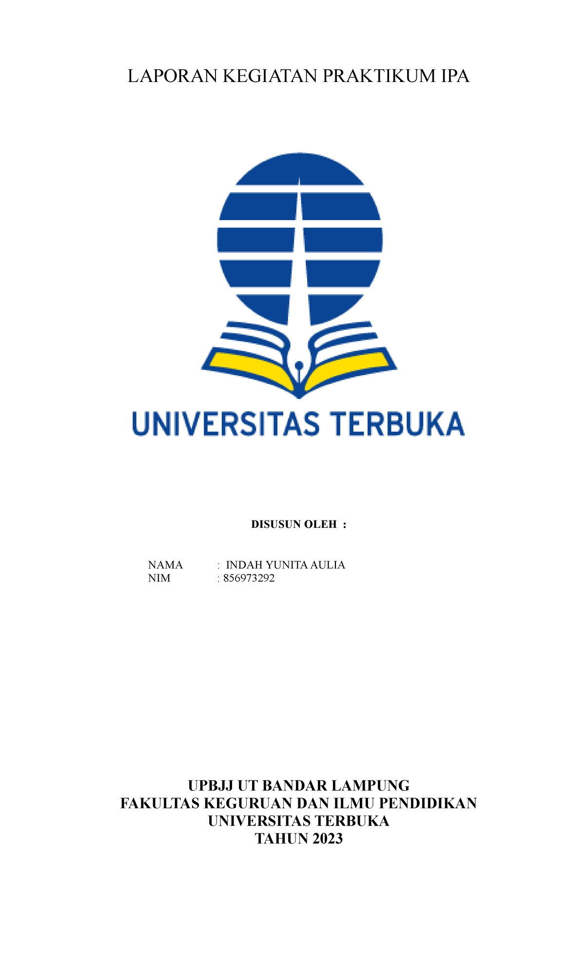 GLB, GLBB Gelombang 105442 - LAPORAN KEGIATAN PRAKTIKUM IPA DISUSUN ...