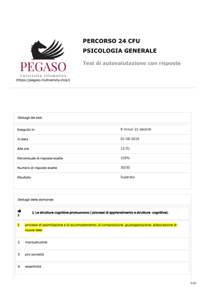 Pegaso psicologia