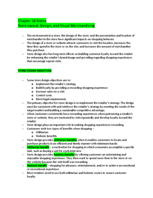 Chapter 1 Notes - Chapter 1 Notes Introduction to the World of ...
