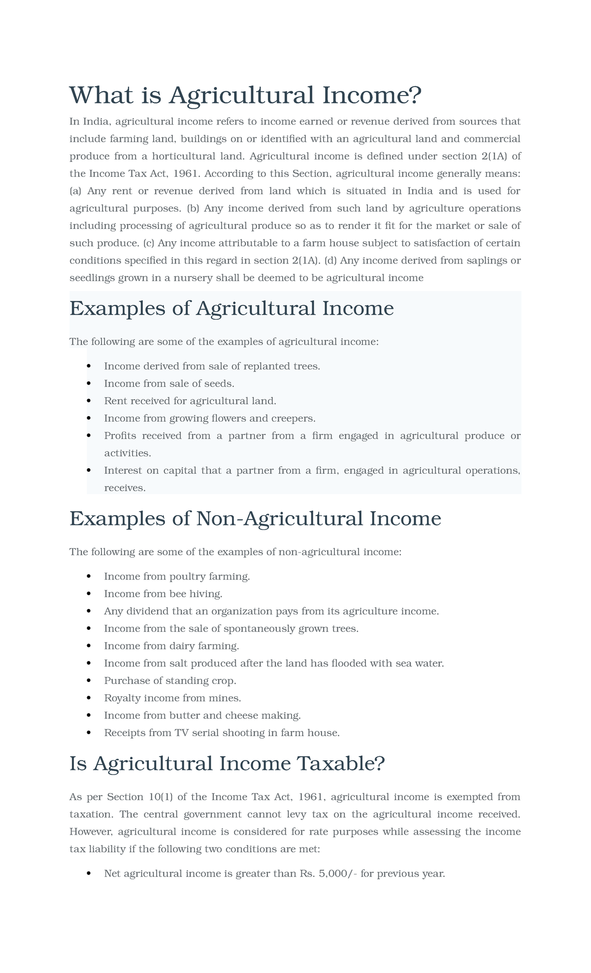 Agricultural What is Agri cul tural In India