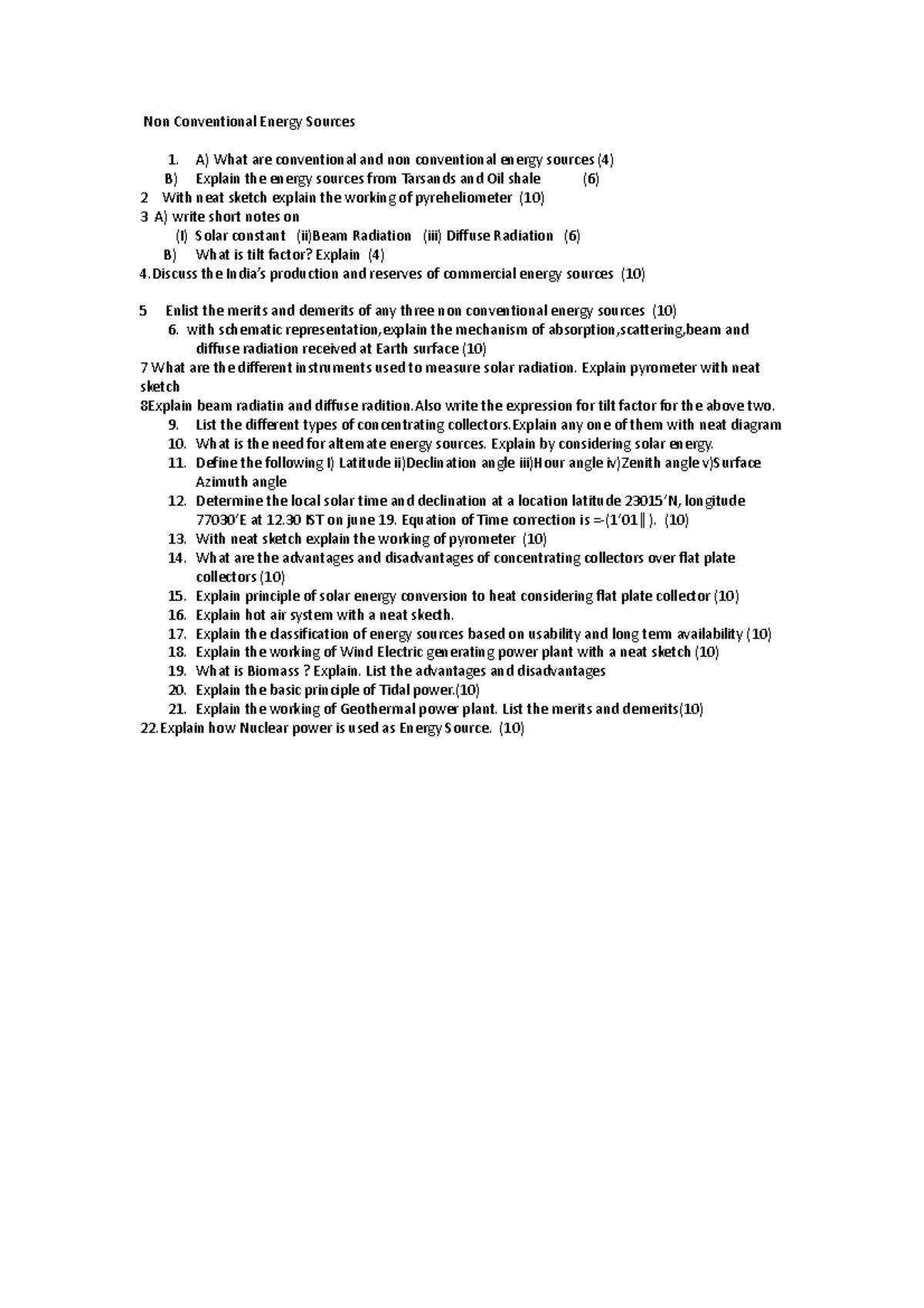 nces-questions-non-conventional-energy-sources-non-conventional